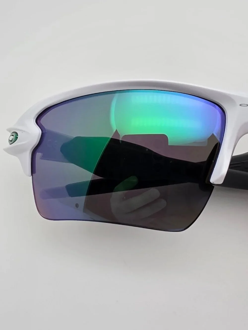 Oakley OO9188-9259 Flak 2.0 XL White Frame Prizm Jade Iridium Lens Sunglasses